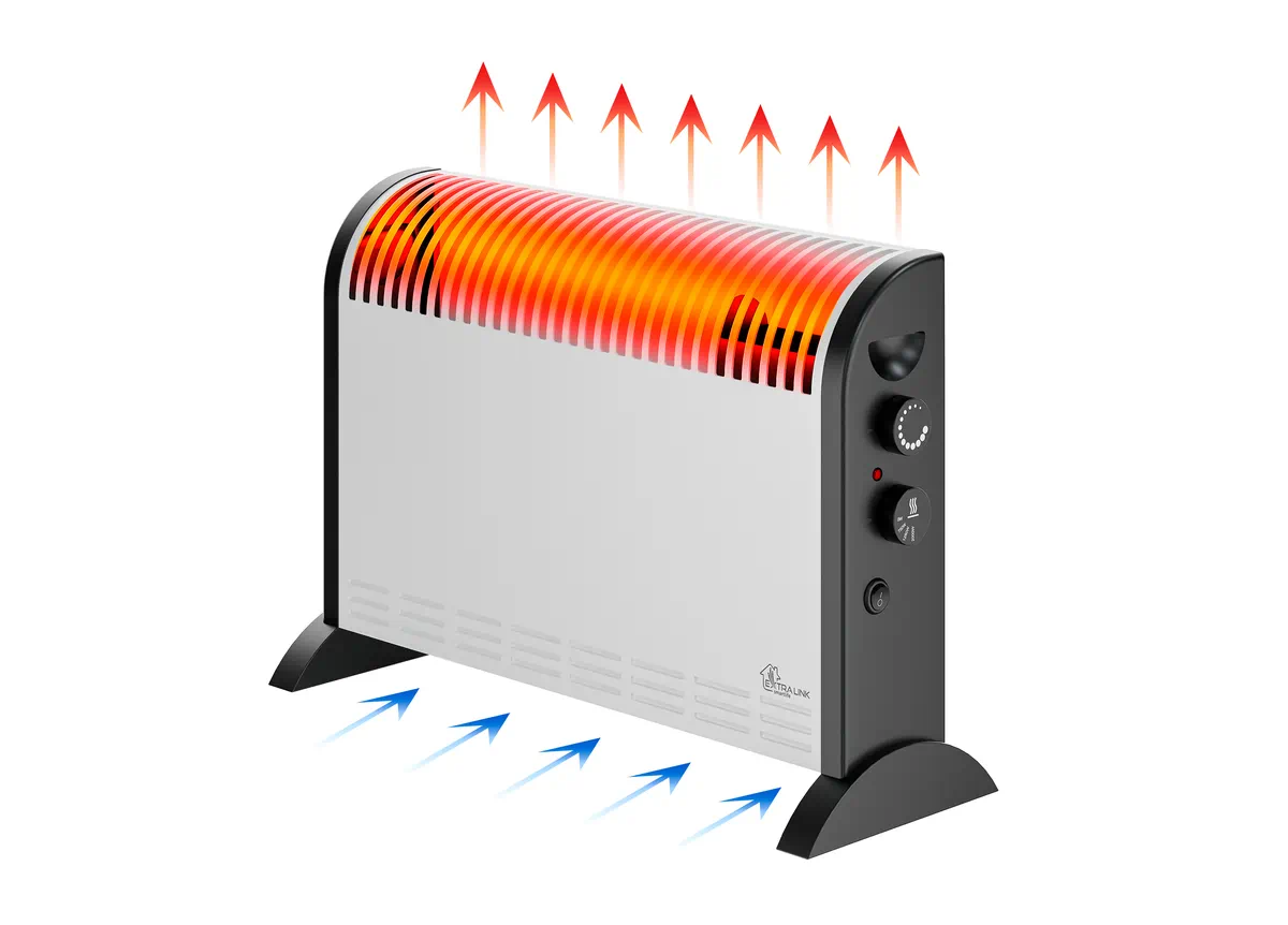 Extralink LCV-06 | Convector heater | 2000W, 3 modes, thermostat, fan, EXTRALINK EX.30318 5905090330318