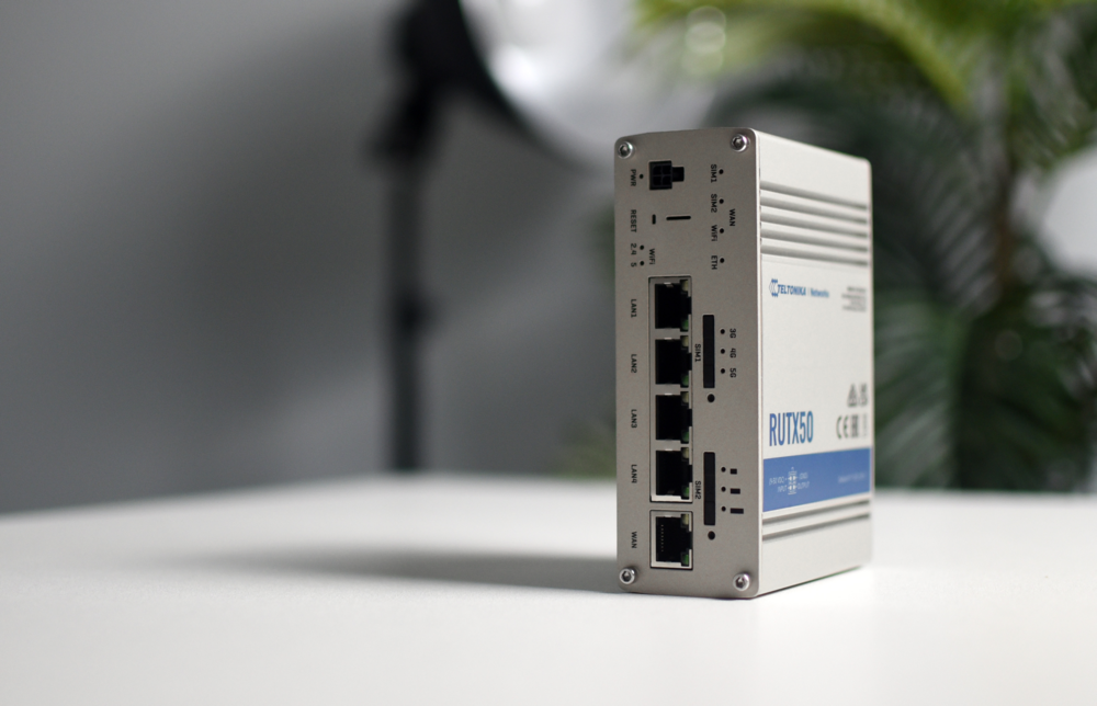 Teltonika RUTX50 | Industrial router | 5G, Wi-Fi 5, Dual SIM, 5x RJ45 1000Mb/s, TELTONIKA TELTONIKA RUTX50 000000 4779051840250