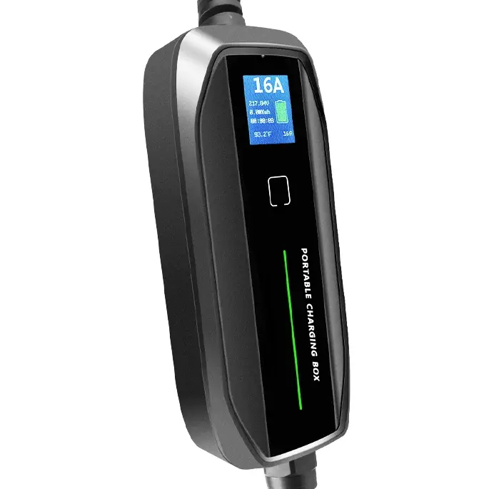 Extralink BS-PCD030 16A 3.6kW Schuko | Portable electric car charger | 1 phase, 5.5m, LCD display, IP67, EXTRALINK EX.31865 5905090331865