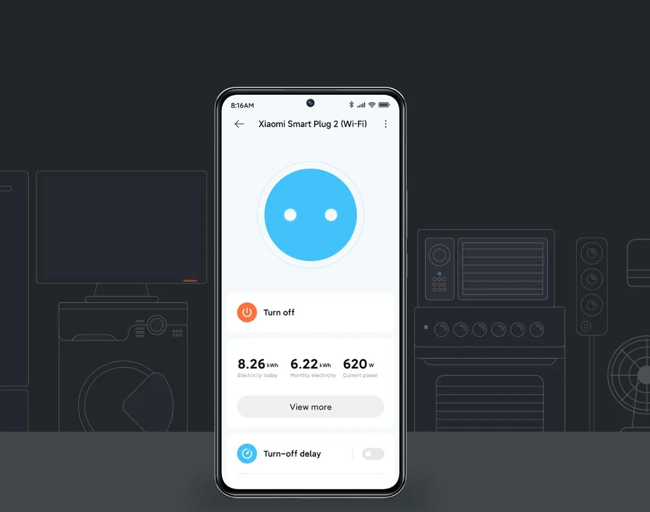 Xiaomi Smart Plug 2 WiFi EU | Wall Plug | WiFi, Remote control, 3680W, ZNCZ302KK, XIAOMI SMART PLUG 2 EU 6941812706626