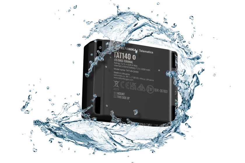 Teltonika TAT140 | GPS Tracker | 4G LTE Cat 1, Bluetooth 4.2, IP68, Micro SIM, TELTONIKA TELTONIKA TAT1403UBP01 4779051850105