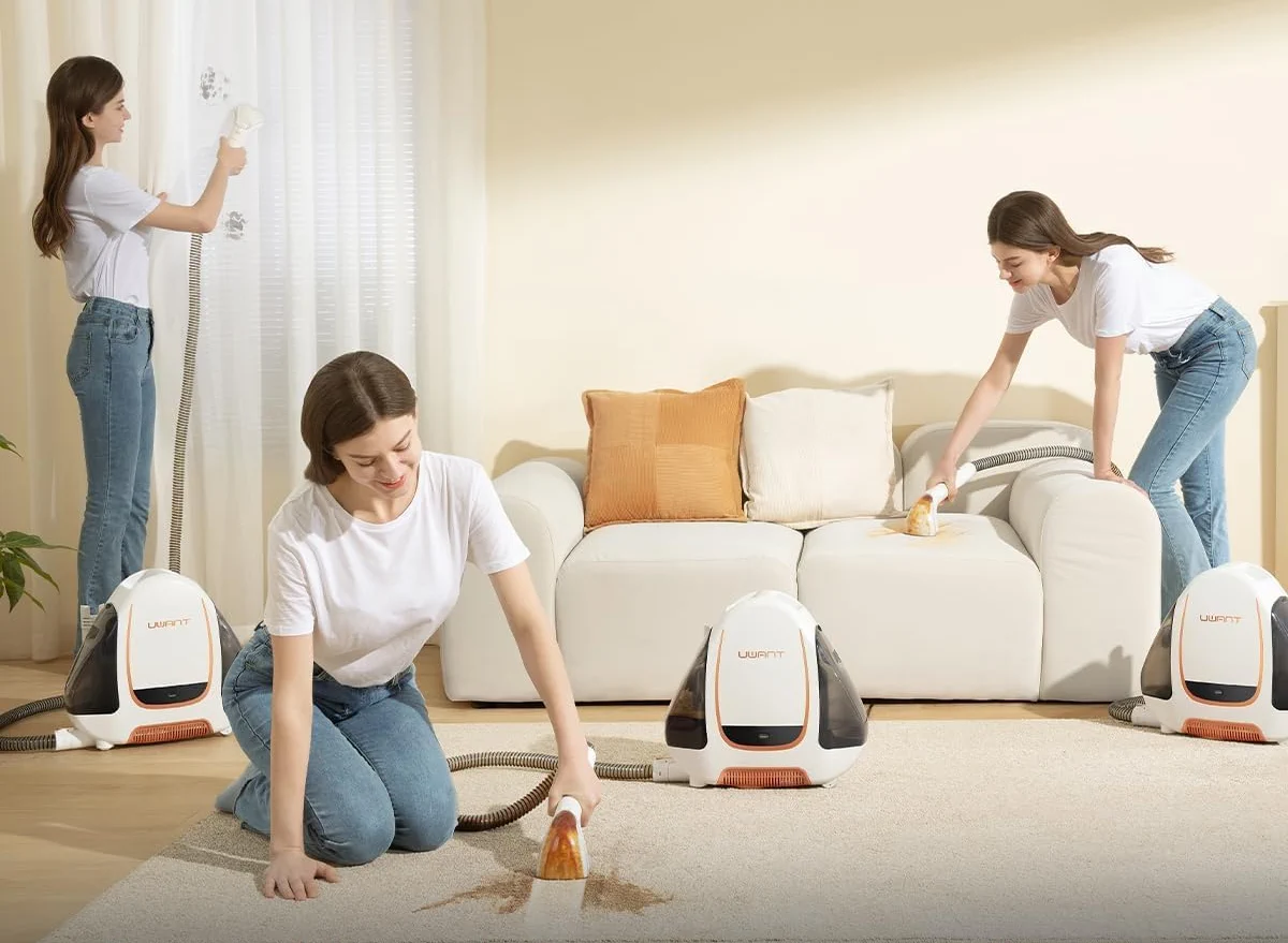 UWANT B100-S | Washing vacuum cleaner | for cleaning carpets, sofas, upholstery, car, 450W, 12000 Pa, 1800ml tank, UWANT B100-S 6974230880029