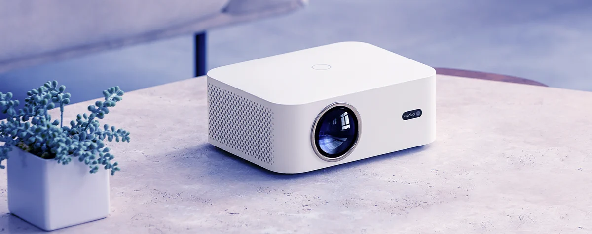 Wanbo X2 Max White | Projector | Android 9.0, 1080p, 450 ANSI, WiFi 6, Bluetooth, 2x HDMI, 1x USB, WANBO WANBO X2 MAX WHITE, WPA23 6970885350399