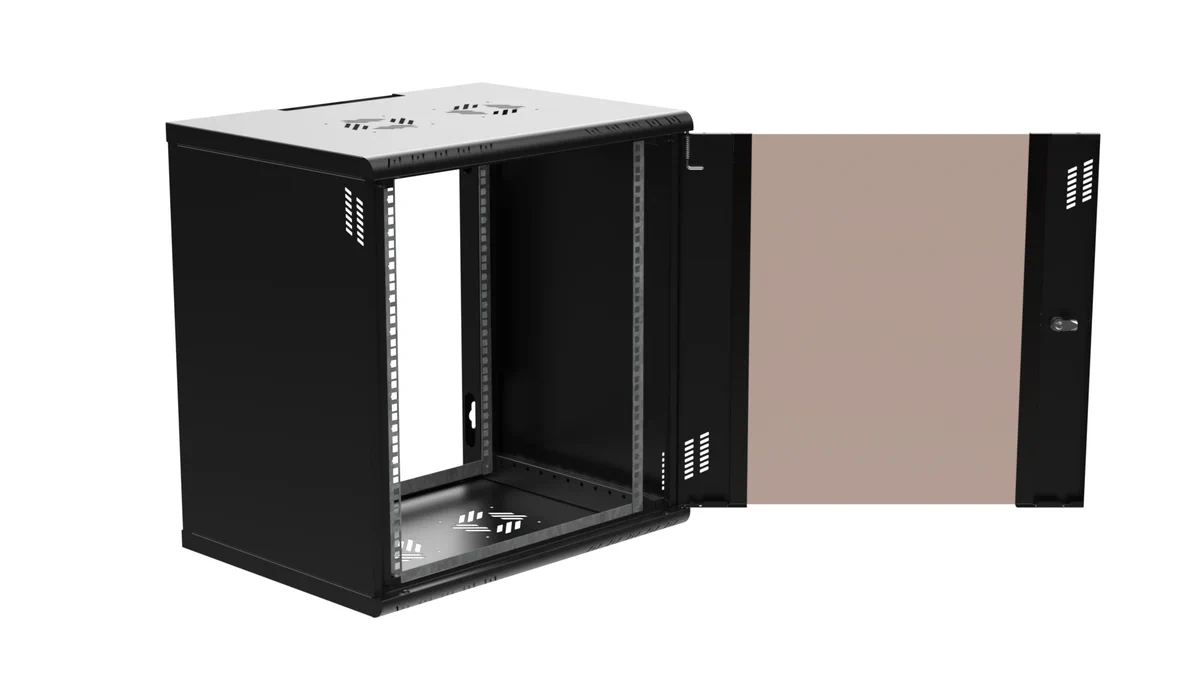 Extralink Premium 12U 600x450 Black | Rack cabinet | tool-free mounting, wall-mounted, EXTRALINK EX.39342 5905090339342