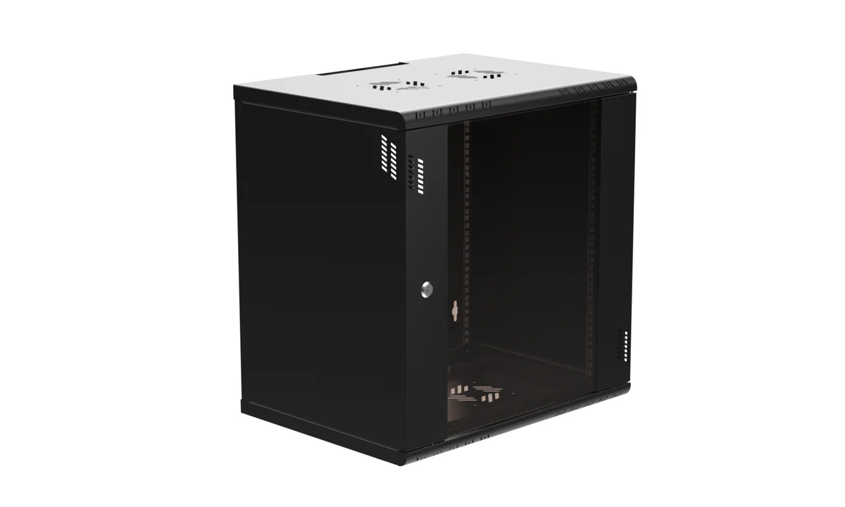 Extralink Premium 12U 600x450 Black | Rack cabinet | tool-free mounting, wall-mounted, EXTRALINK EX.39342 5905090339342