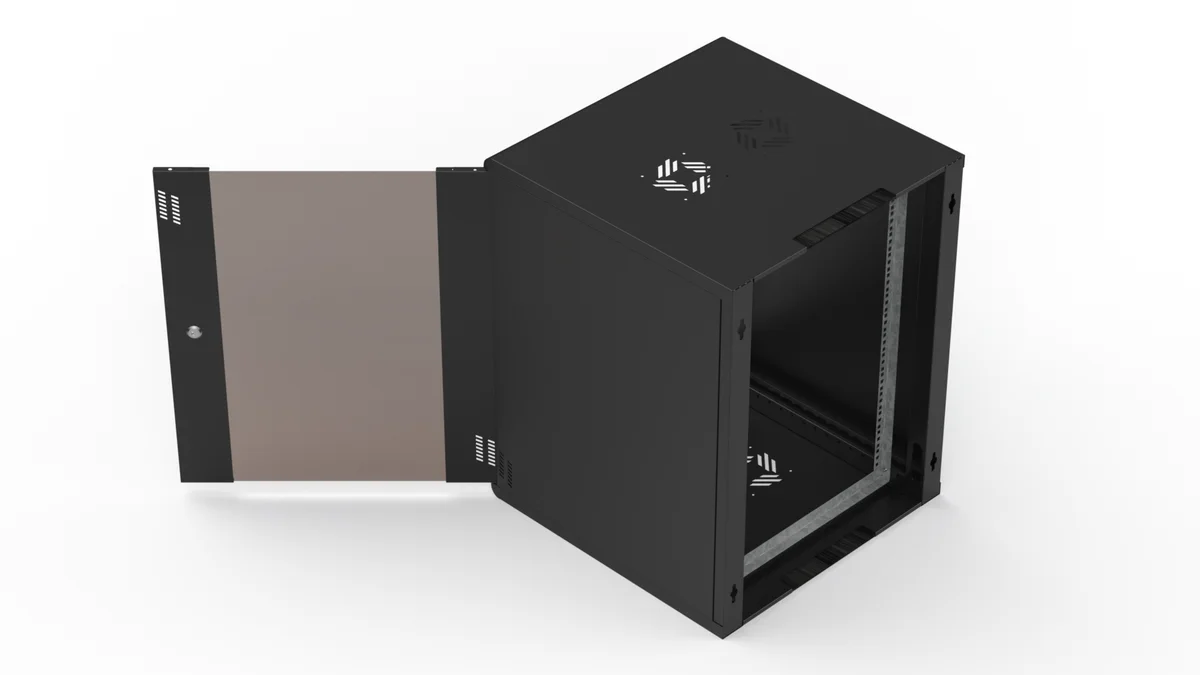 Extralink Premium 15U 600x600 Black | Rack cabinet | tool-free mounting, wall-mounted, EXTRALINK EX.39397 5905090339397