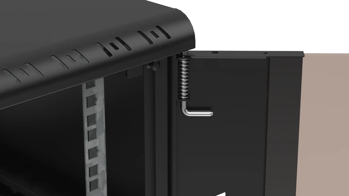 Extralink Premium 9U 600x600 Black | Rack cabinet | tool-free mounting, wall-mounted, EXTRALINK EX.39359 5905090339359