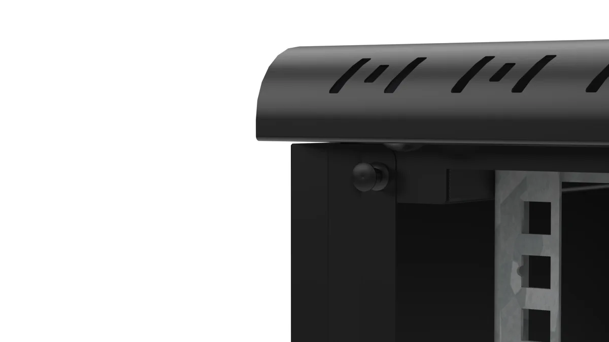 Extralink Premium 9U 600x600 Black | Rack cabinet | tool-free mounting, wall-mounted, EXTRALINK EX.39359 5905090339359