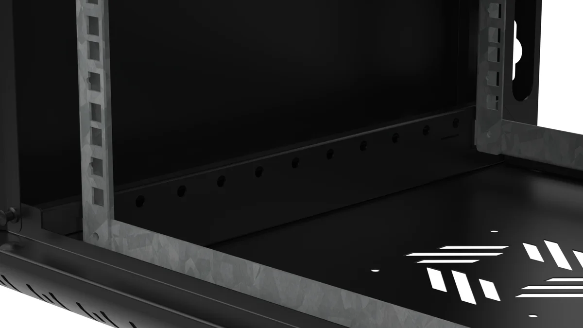 Extralink Premium 9U 600x600 Black | Rack cabinet | tool-free mounting, wall-mounted, EXTRALINK EX.39359 5905090339359