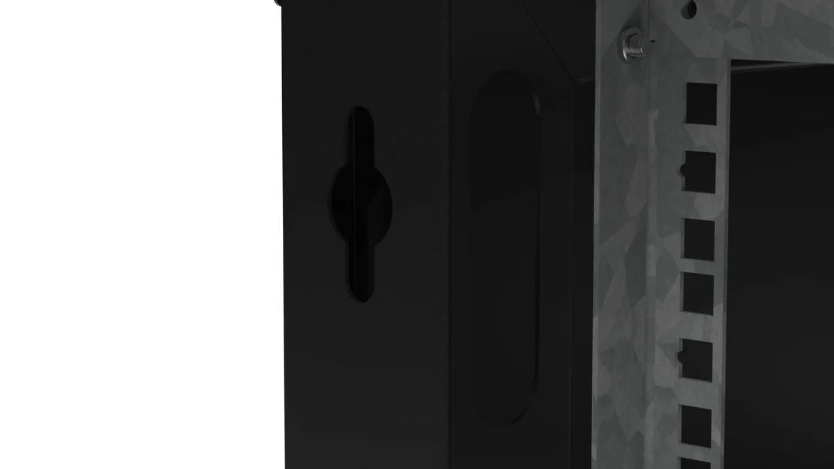 Extralink Premium 9U 600x600 Black | Rack cabinet | tool-free mounting, wall-mounted, EXTRALINK EX.39359 5905090339359