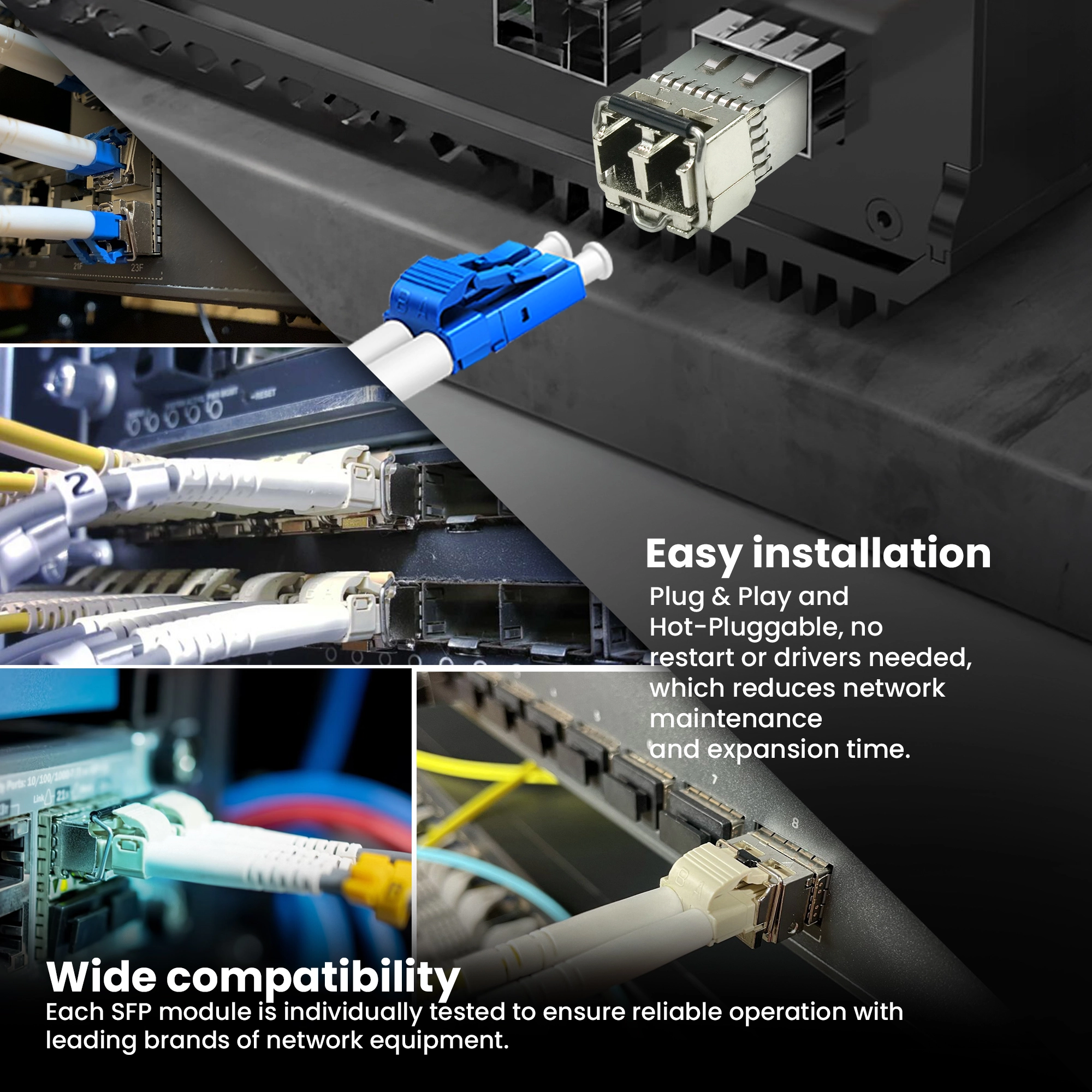 Extralink SFP+ 10G 2-pack | SFP+ Module | 10Gbps, 850nm, 300m, multi mode, EXTRALINK EX.30491 5906168630491