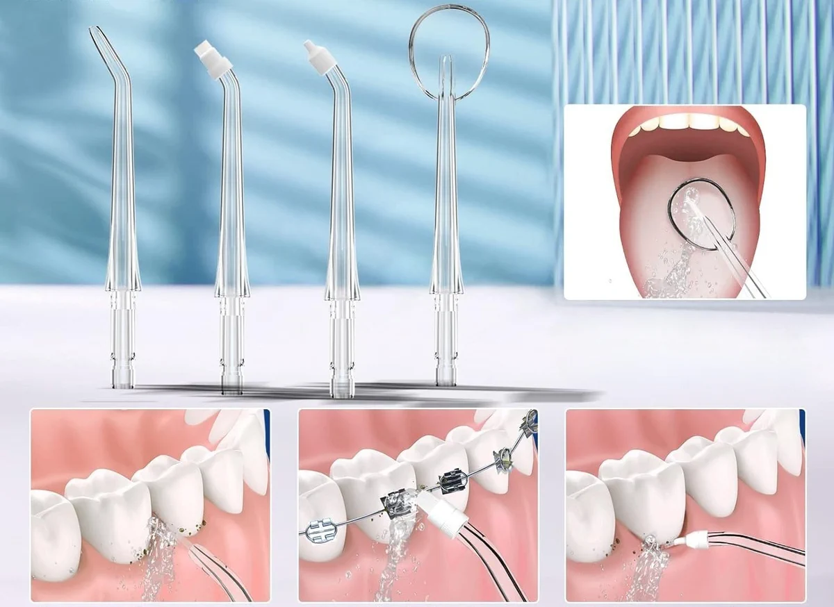 Extralink Beauty Intelligent Water Flosser L8 Black, 2000mAh, IPX7, EXTRALINK EX.31696 5906168631696