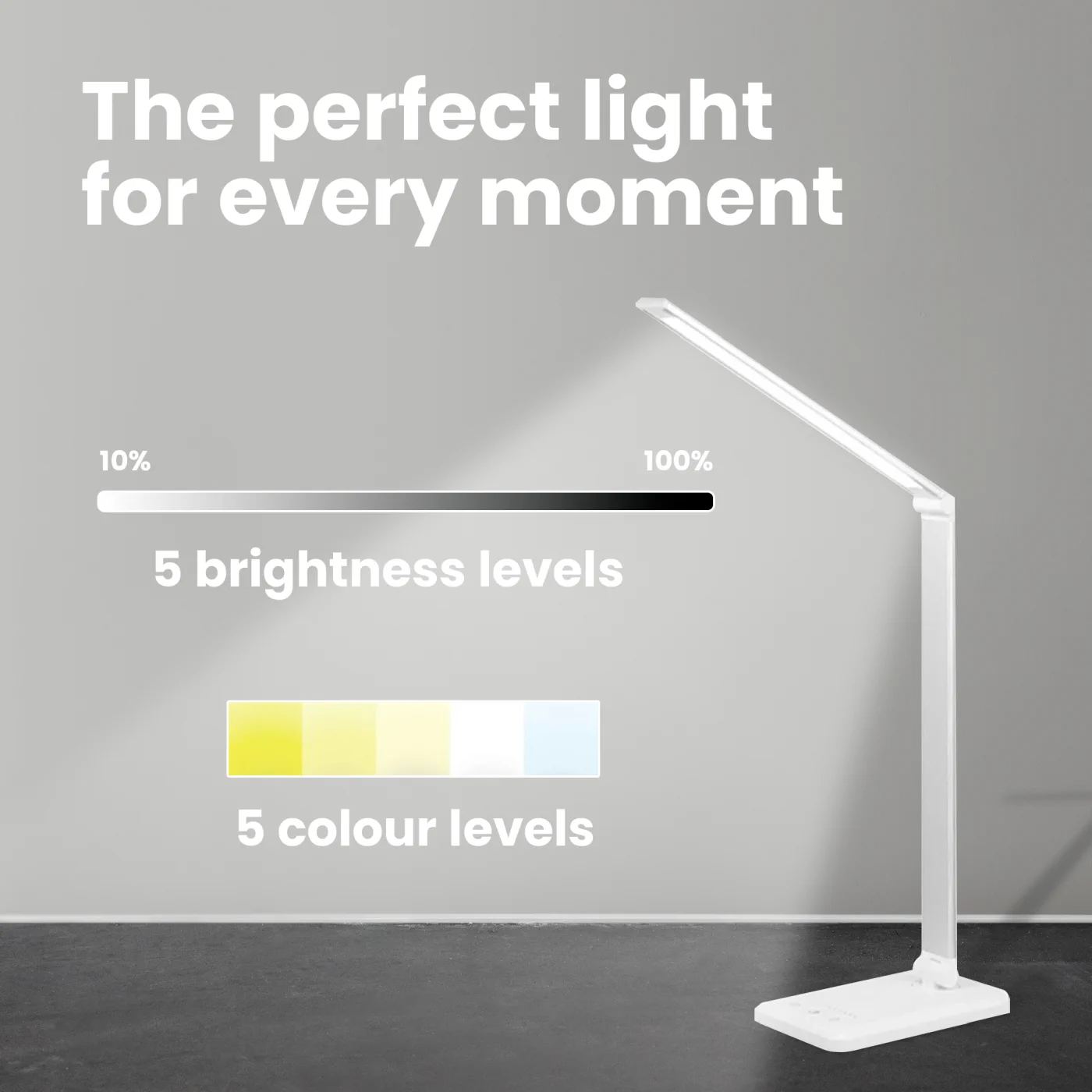 EXTRALINK SMART LIFE DESK LAMP WIRELESS CHARGING, EXTRALINK EX.31771