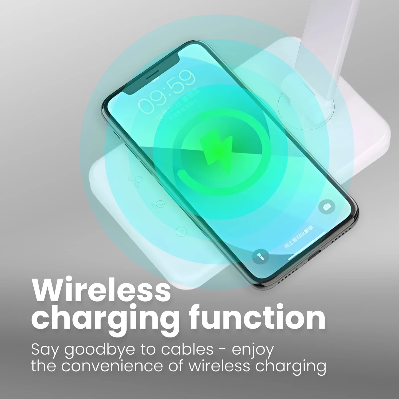 EXTRALINK SMART LIFE DESK LAMP WIRELESS CHARGING, EXTRALINK EX.31771