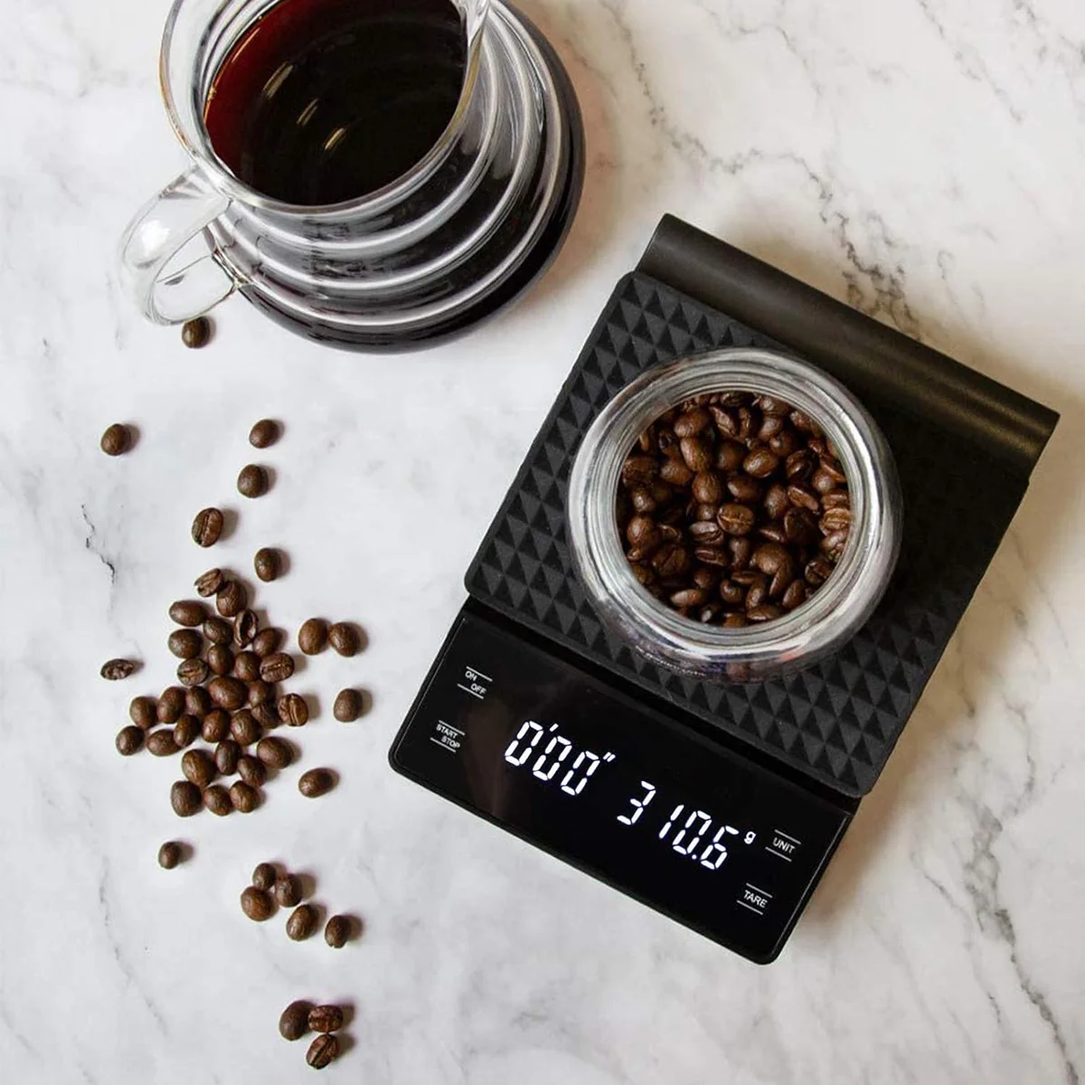 Extralink Home C1 | Coffee Scale | 3000g/0.1g, EXTRALINK EX.32266 5906168632266