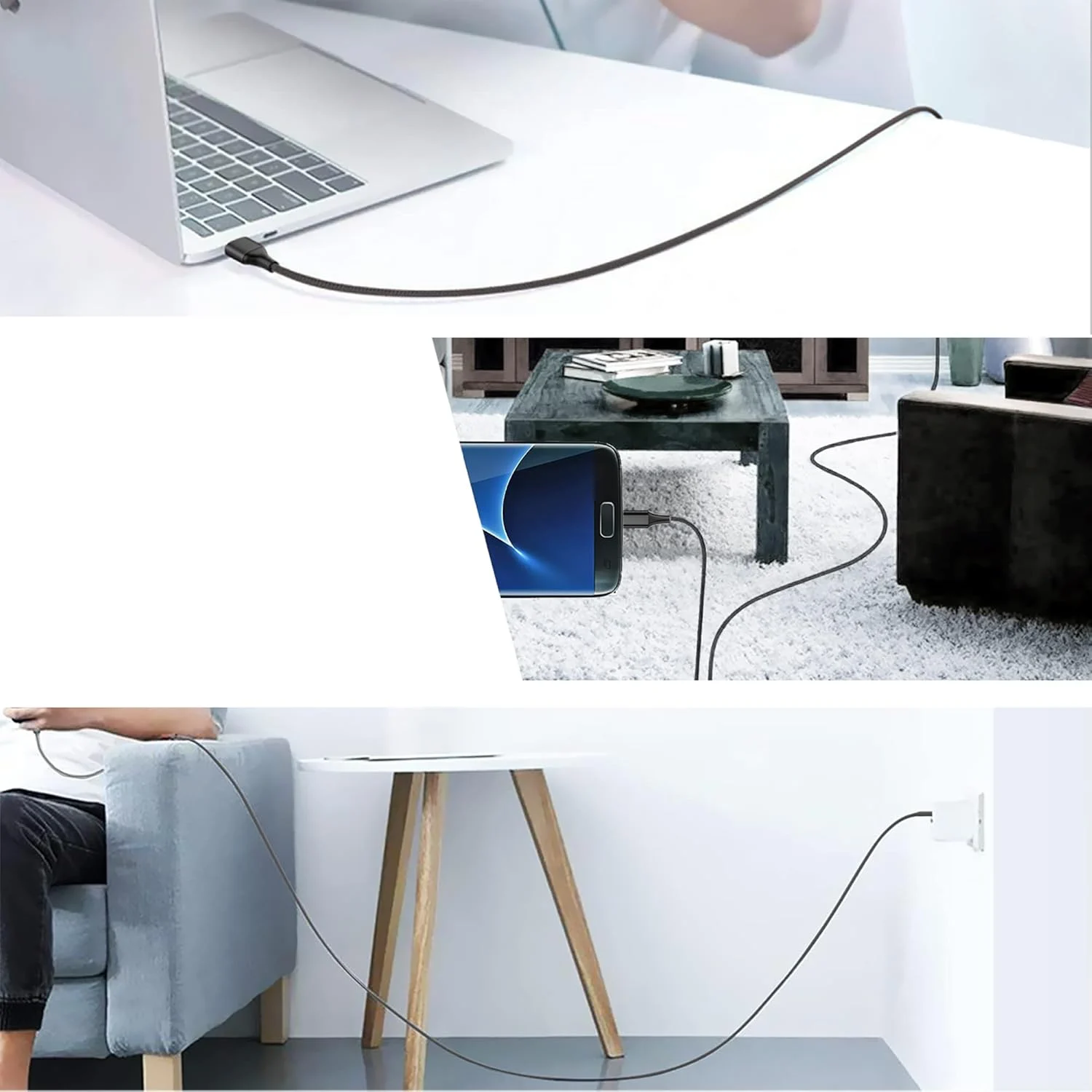 EXTRALINK SMART LIFE CABLE 15W, USB-A TO MICRO-USB, 100CM, PVC, 5V 2.4A, BLACK, EXTRALINK CABESL09 5906168632846