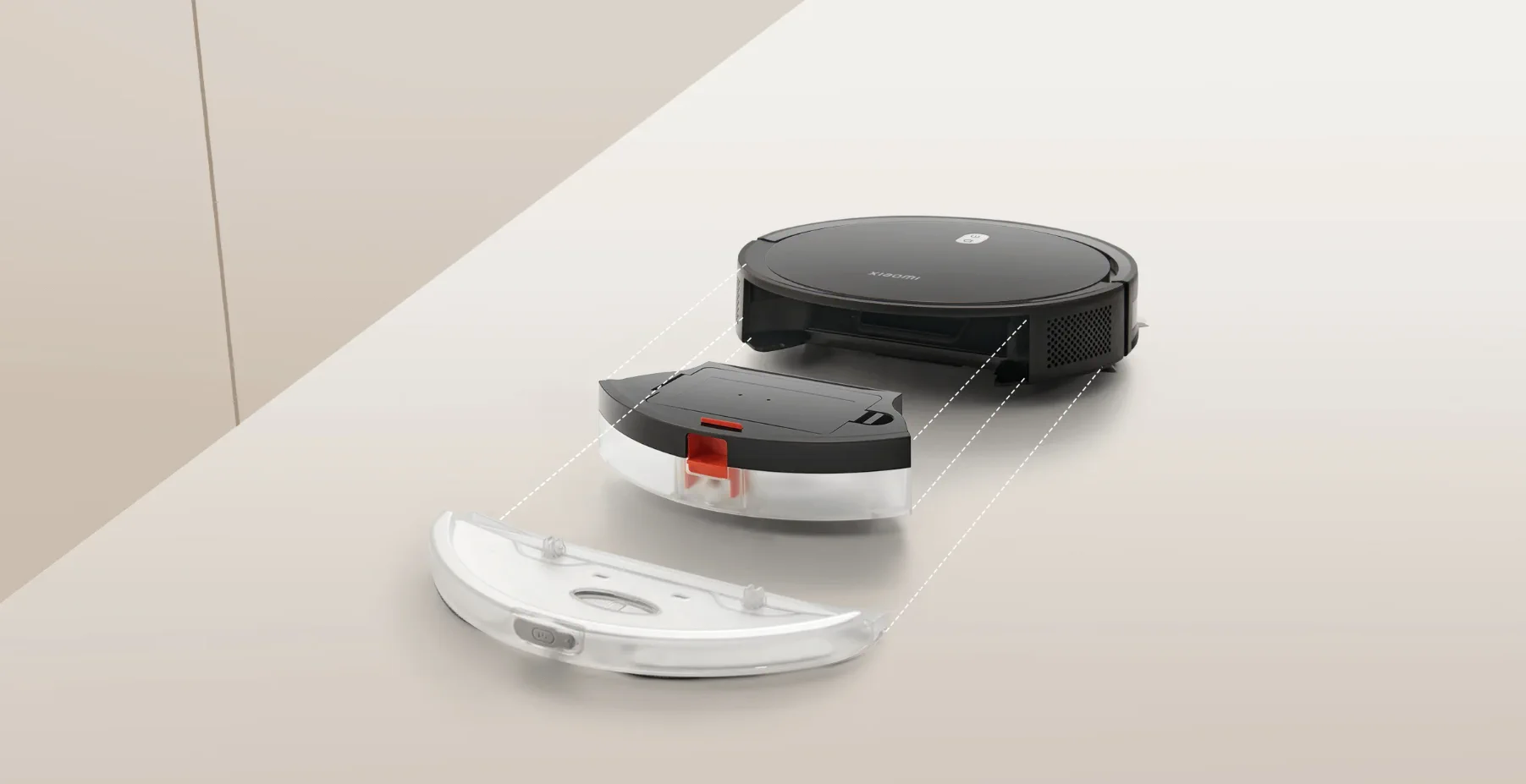 Xiaomi Robot Vacuum E5 Black | Smart robot vacuum cleaner | 2600mAh, 2000Pa, XIAOMI ROBOT VACUUM E5 (BLACK) EU 6941812774960