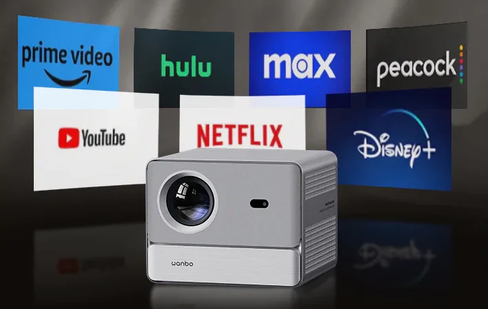 Wanbo DaVinci 1 Pro | Projector | 650ANSI, 1080p, Google TV 11, Auto focus, WiFi6, DRM L1, WANBO WANBO DAVINCI 1 PRO 6970885350504