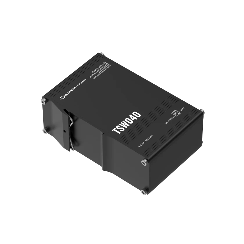 Teltonika TSW040 | Switch | 8x RJ45 100Mb/s PoE, 240W, IP30, TELTONIKA TELTONIKA TSW040000000