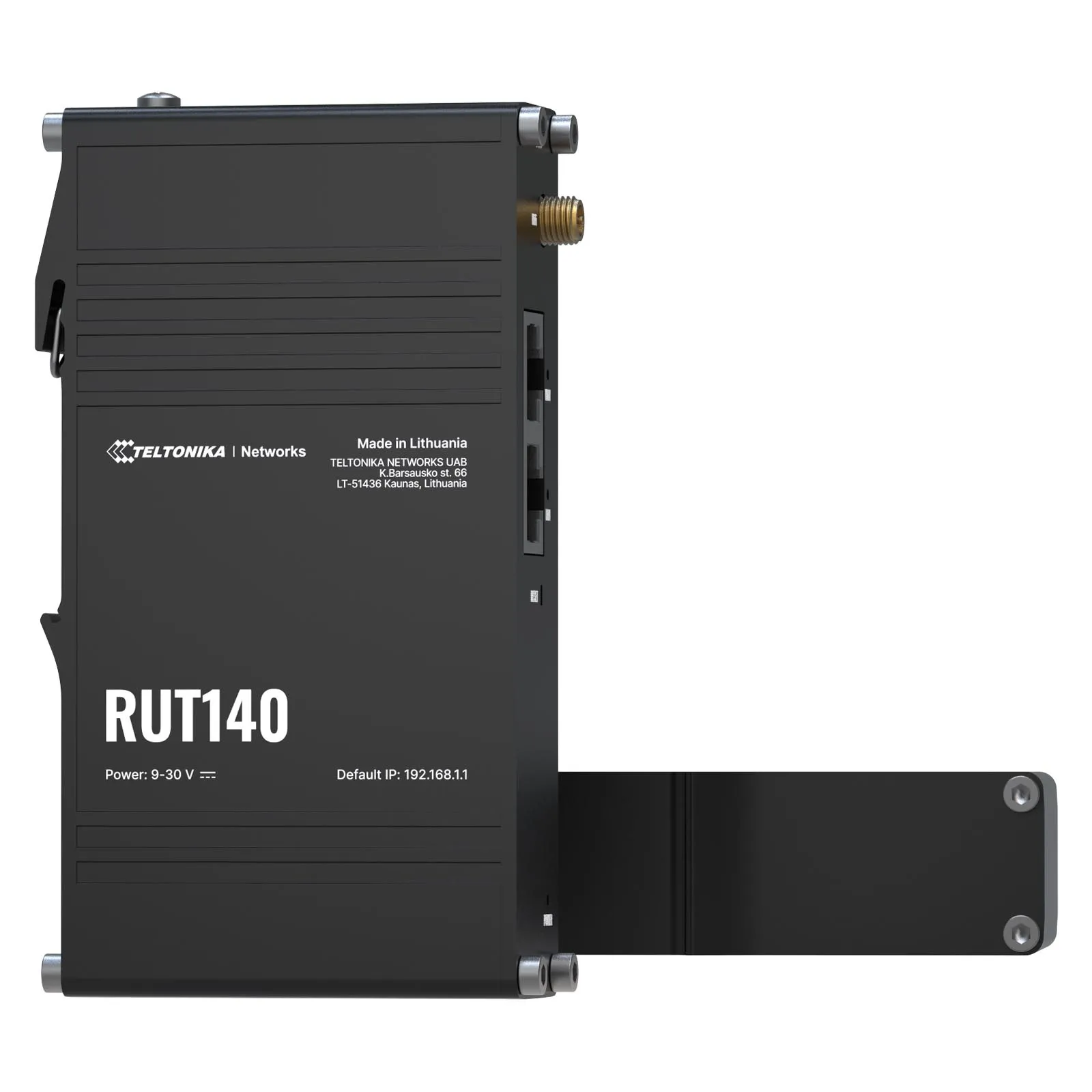 Teltonika RUT140 | Industrial router | 2x RJ45 100Mb/s, IP30, TELTONIKA TELTONIKA RUT140000000 4779051840700