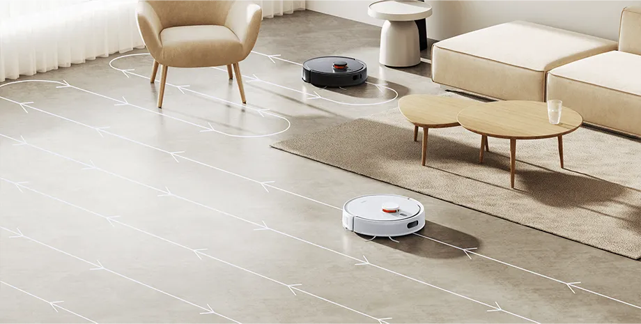 Xiaomi Robot Vacuum S20 White | Smart robot vacuum cleaner | 3200mAh, 5000Pa, XIAOMI ROBOT VACUUM S20 WHITE 6941812786604