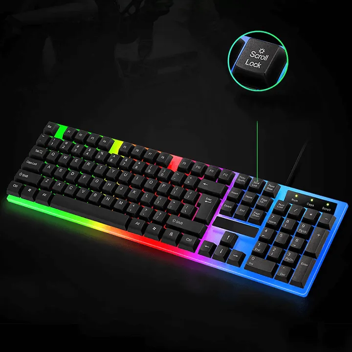 Extralink Gaming Set TF230 2in1 | Keyboard + mouse set | LED backlight, EXTRALINK EX.36035 5906168636035