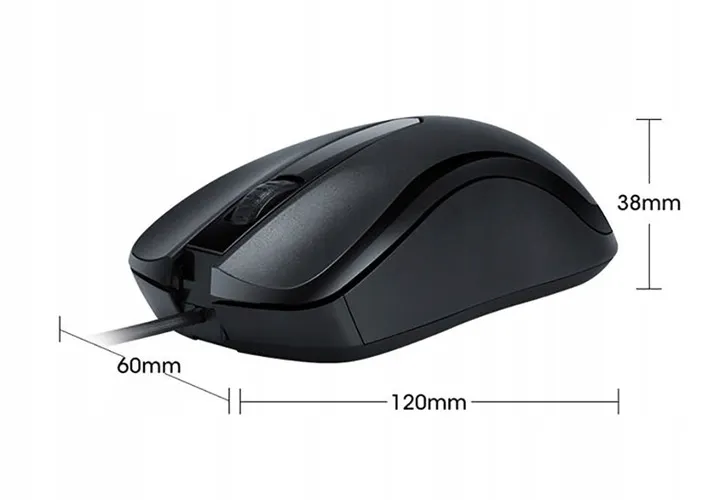 Extralink Gaming Mouse V12 | Optical mouse | wired, 1200dpi, 3 buttons, EXTRALINK EX.36134 5906168636134