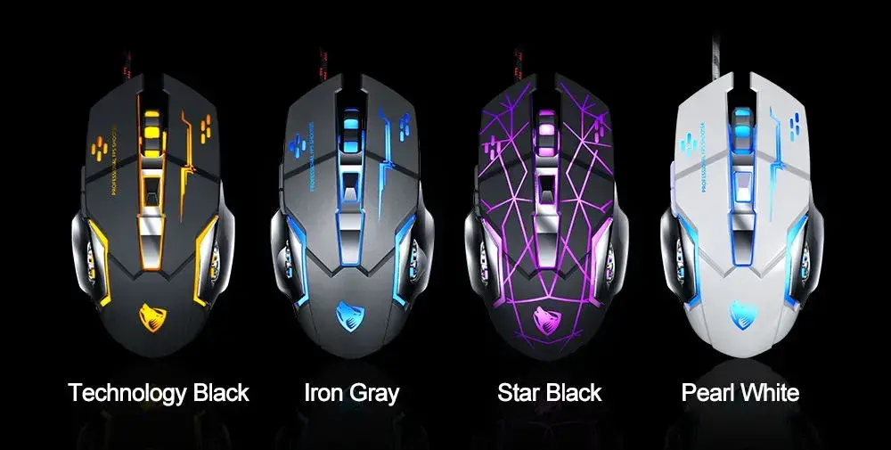 Extralink Gaming Mouse V6 | Gaming mouse | wired, optical, 6400dpi, 6 buttons, LED backlight, EXTRALINK EX.36158 5906168636158