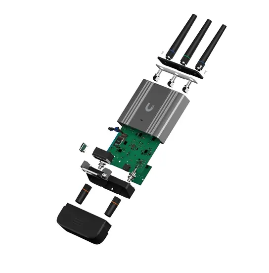Ubiquiti UMR-Industrial-EU | Industrial router | LTE Cat 4, Wi-Fi 4, 2x RJ45 1000Mb/s, nano SIM, UBIQUITI UMR-INDUSTRIAL-EU 0810084693384