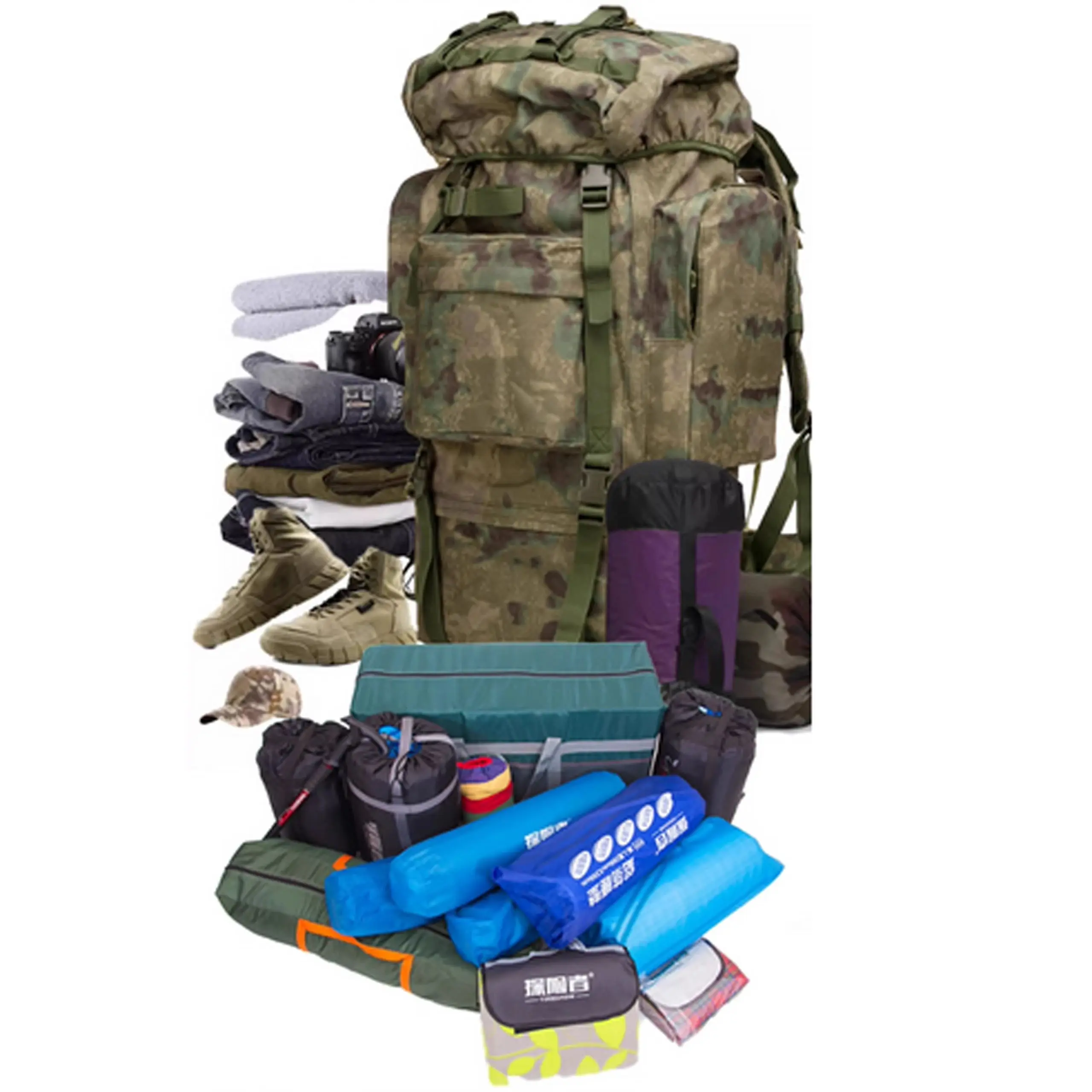 EXTRALINK MILITARY PLECAK TAKTYCZNY MORO TURYSTYCZNY 65L MIL-1125, EXTRALINK EX.36943 5906168636943