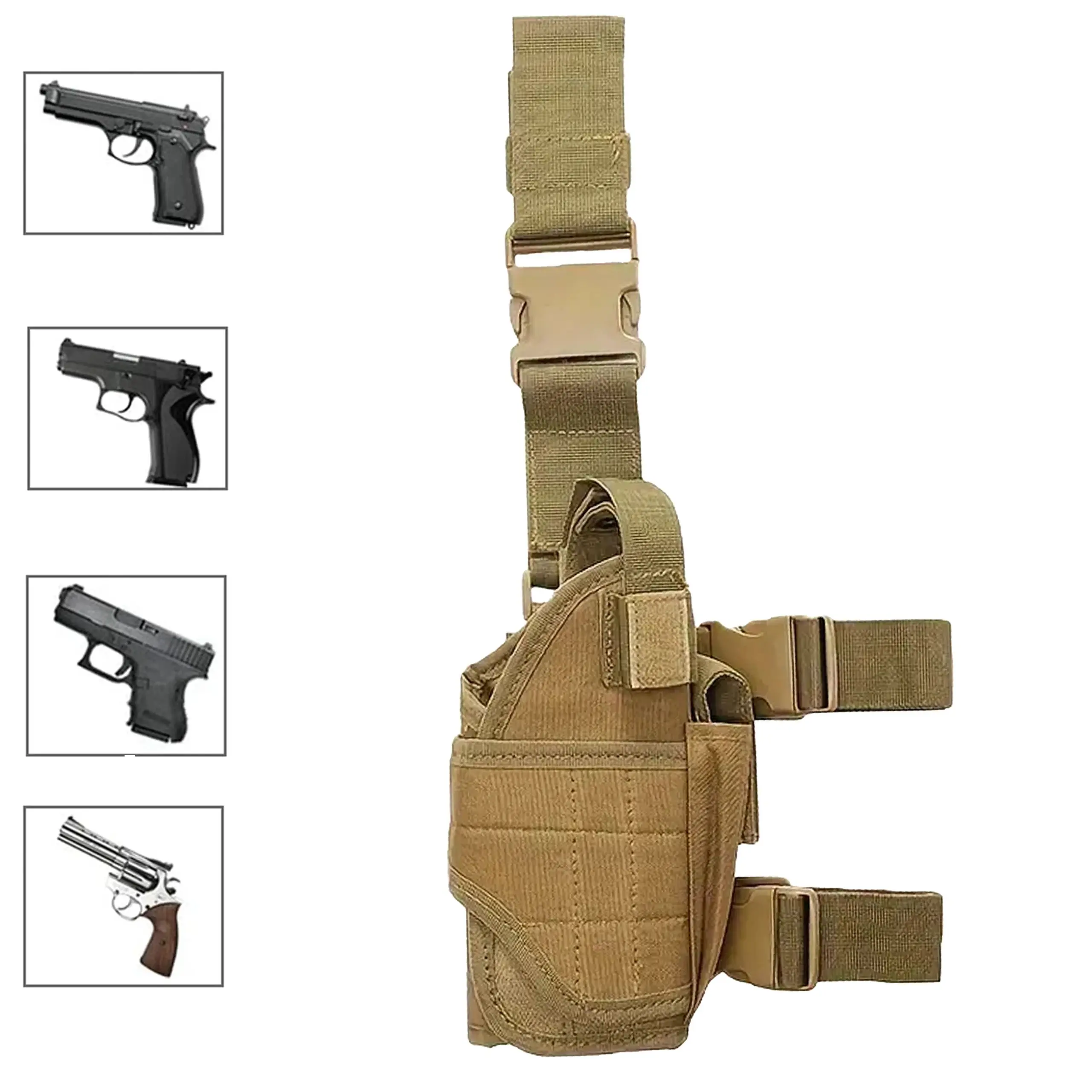 EXTRALINK MILITARY KABURA UDOWA NA BROŃ DO PISTOLETU UNIWERSLANA MIL-1117, EXTRALINK EX.36950 5906168636950