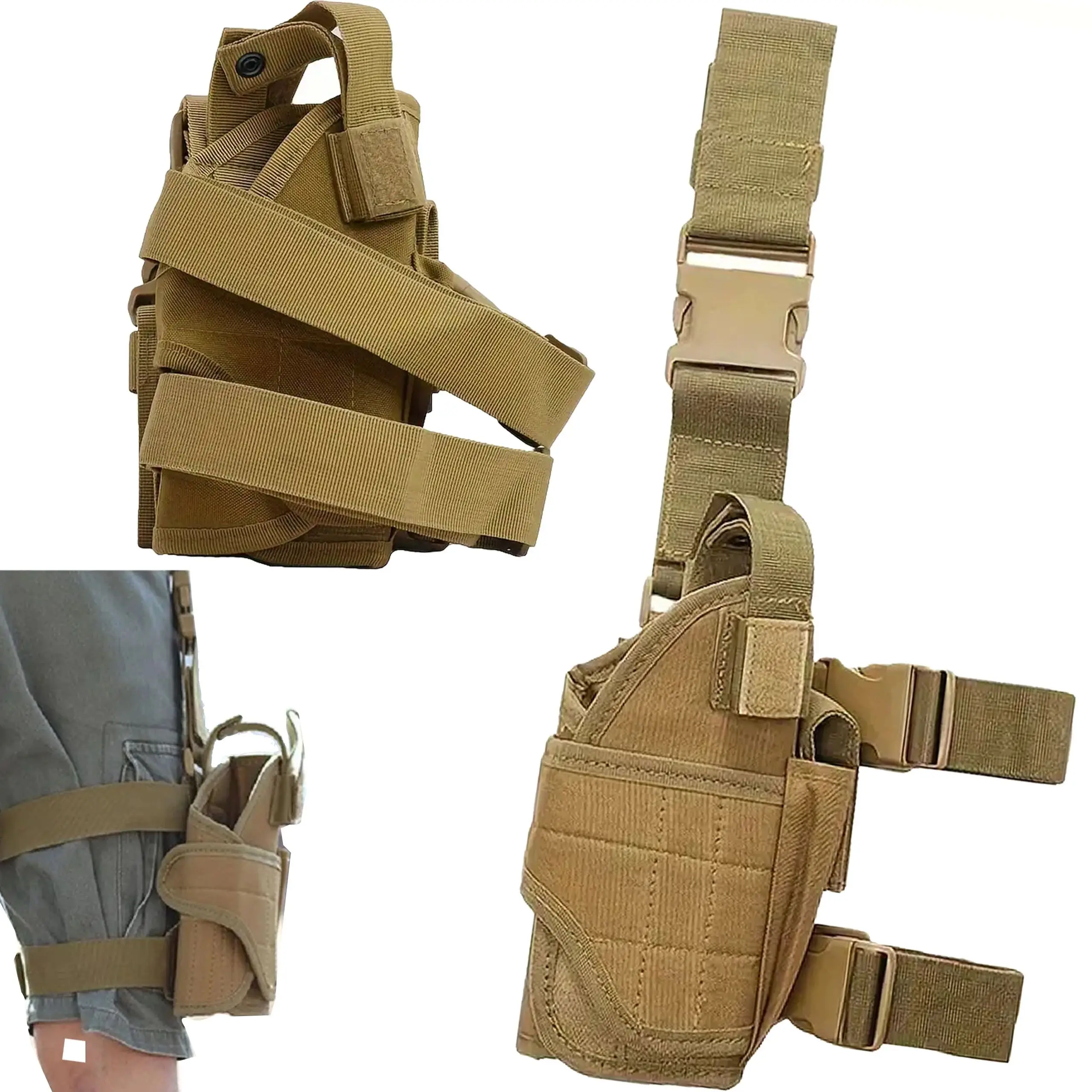 EXTRALINK MILITARY KABURA UDOWA NA BROŃ DO PISTOLETU UNIWERSLANA MIL-1117, EXTRALINK EX.36950 5906168636950