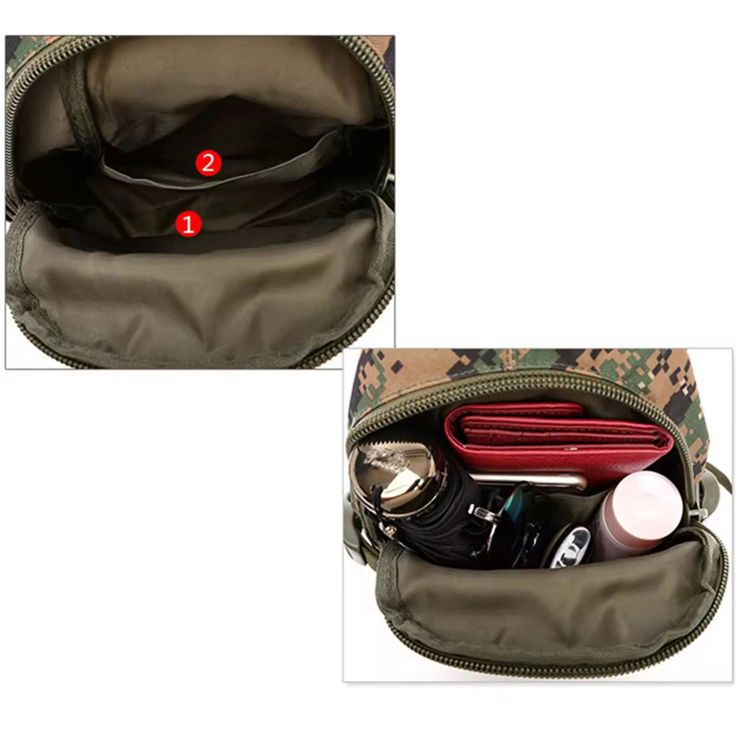 Extralink Military Tactical Shoulder Bag Backpack Mil-1119, EXTRALINK EX.36974 5906168636974