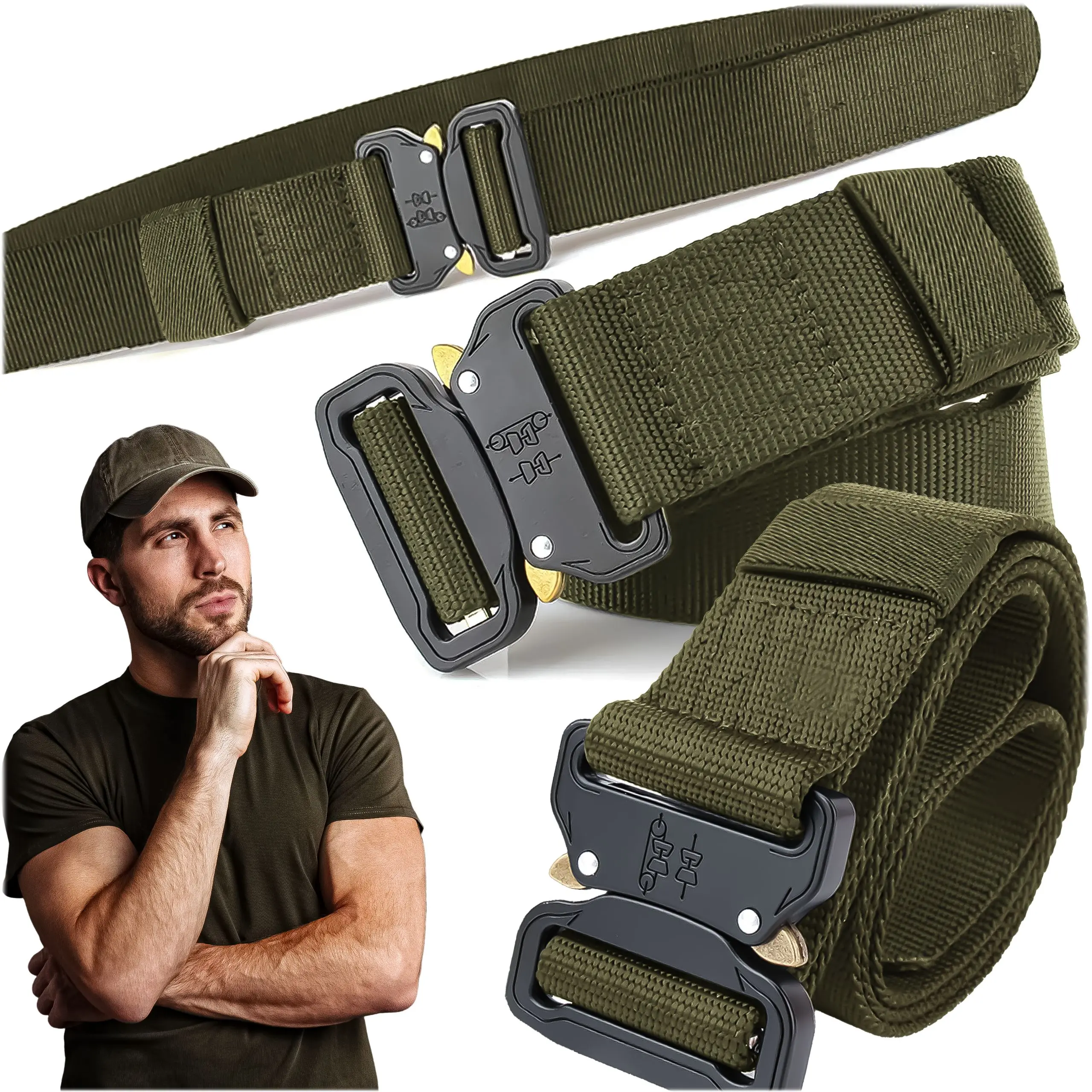 Extralink Military Tactical Belt, Military Survival MIL-675, EXTRALINK EX.37285 5906168637285