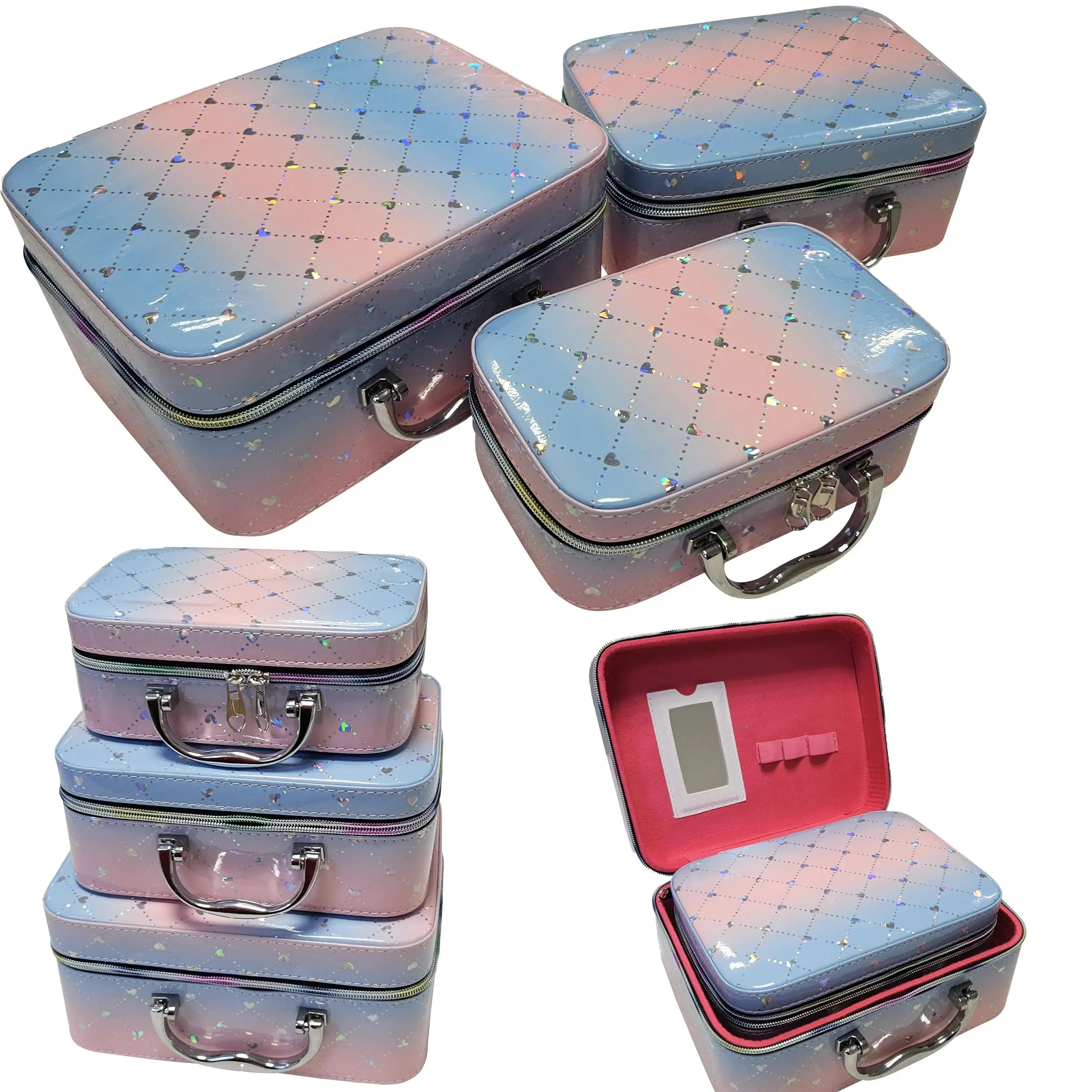 EXTRALINK LIFESTYLE KOSMETYCZKA DAMSKA ORGANIZER KUFEREK NA KOSMETYKI 3W1 251, EXTRALINK EX.37780 5906168637780