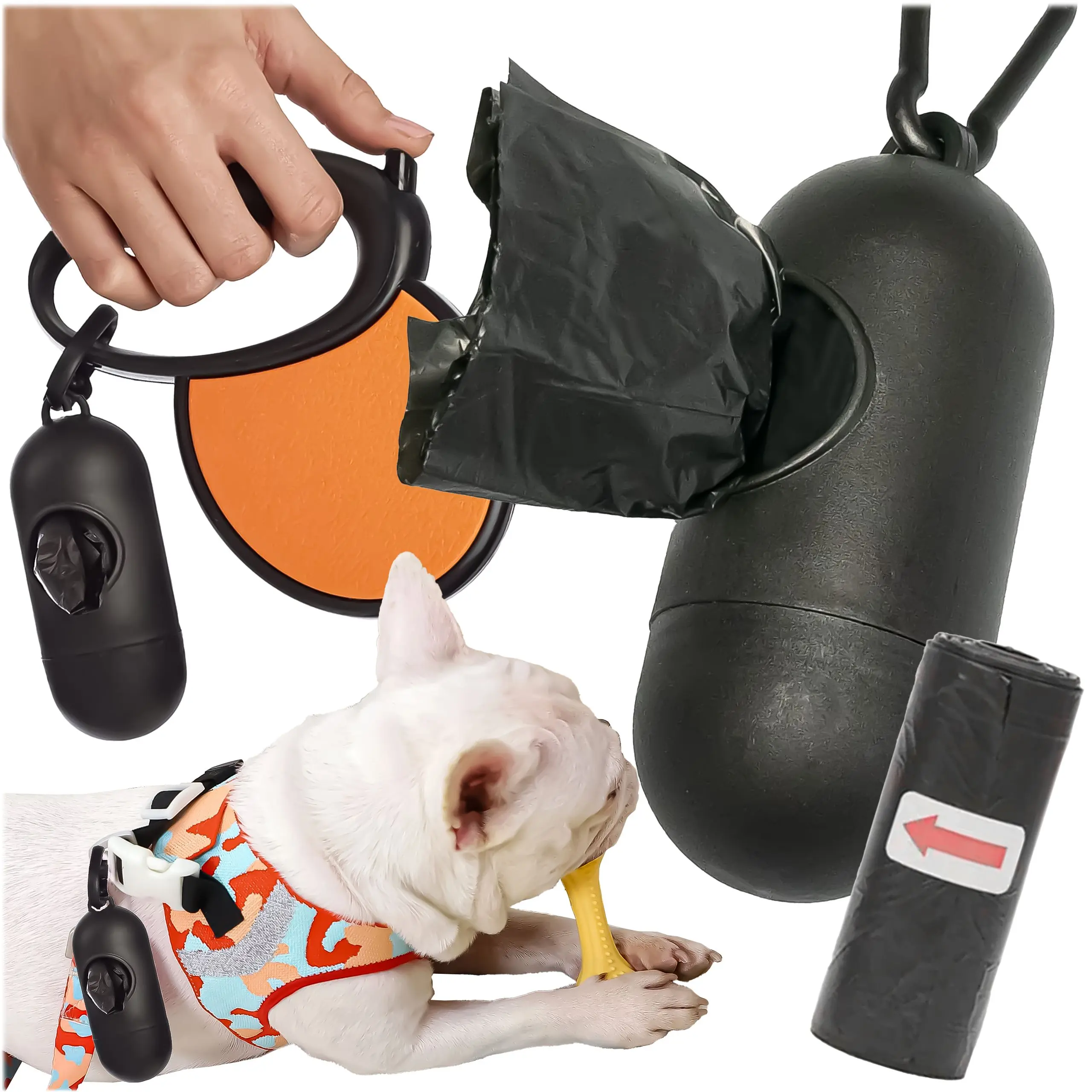 EXTRALINK PETS ETUI POJEMNIK PUDEŁKO NA WORECZKI WORKI NA PSIE ODCHODY KUPY UNIWERSALNE PET-781, EXTRALINK EX.38510 5906168638510