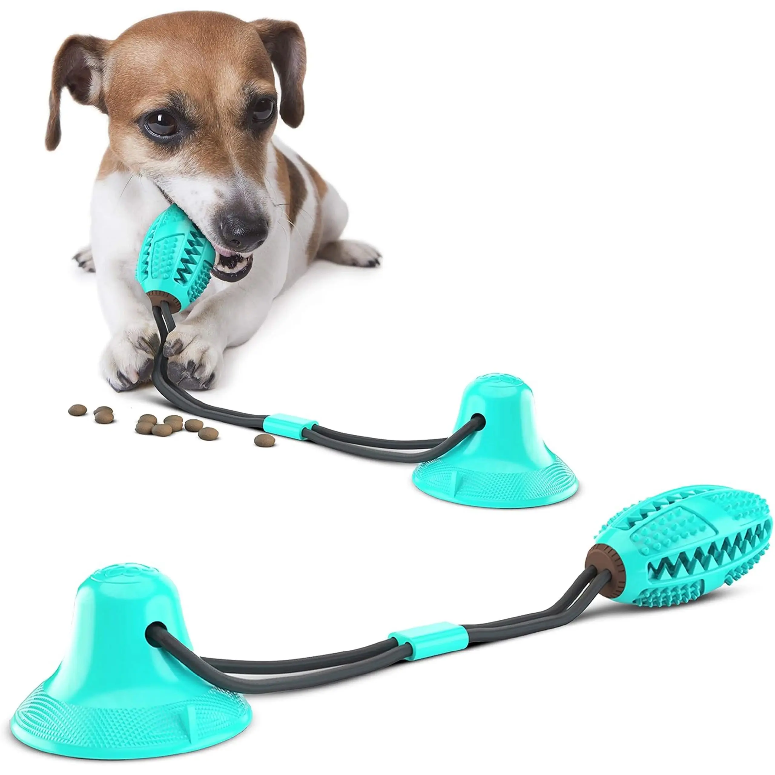EXTRALINK PETS ZABAWKA NA PRZYSMAK KARMĘ INTERAKTYWNA DLA PSA Z PRZYSSAWKĄ GRYZAK PET-845, EXTRALINK EX.38442 5906168638442