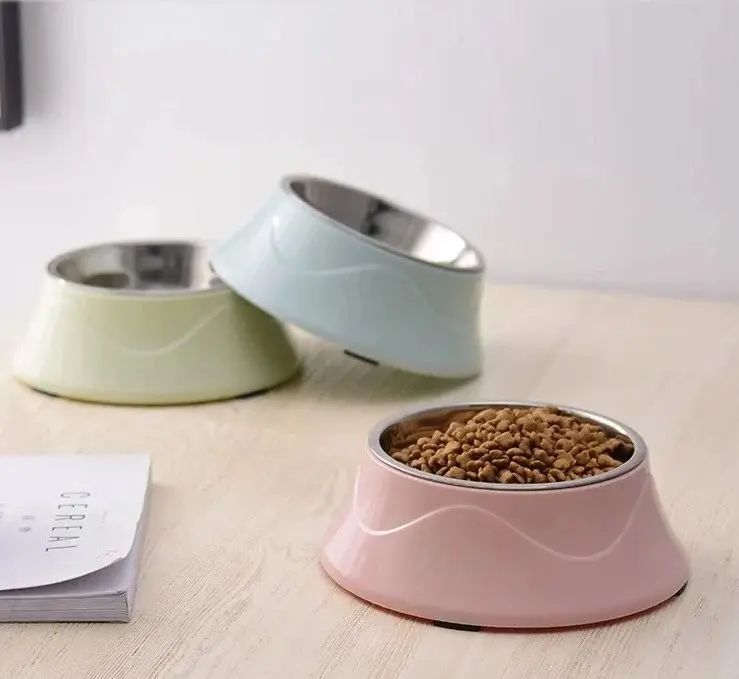 Double Dog Cat Bowl Extralink Pets, Metal 2-in-1 for Dry Wet Food and Water pet-825, EXTRALINK EX.38015 5906168638015