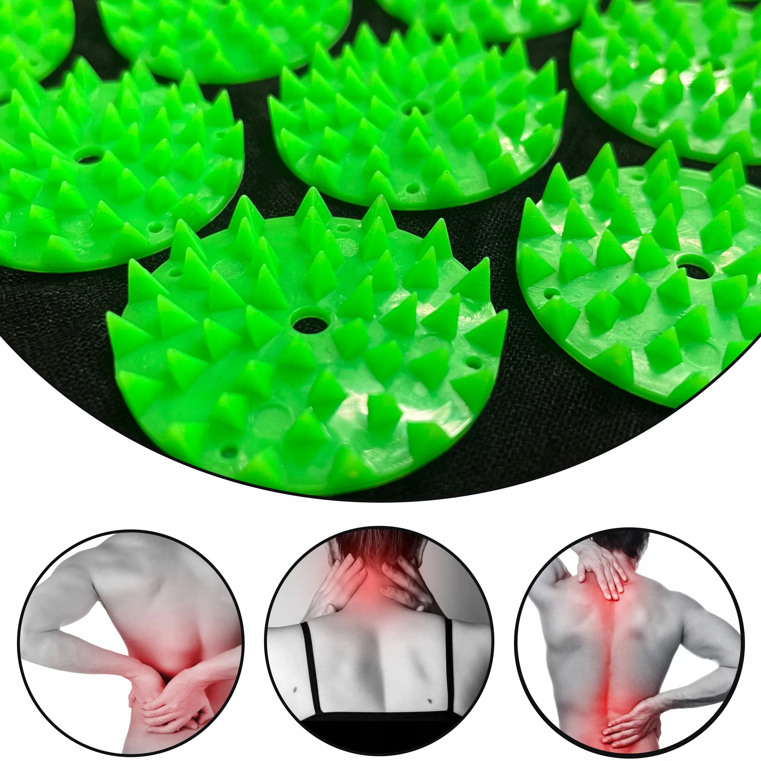 Extralink Acupressure Mat, Set with Pillow for Back Pain, Large XXL Akumata, EXTRALINK EX.20062 5907207220062
