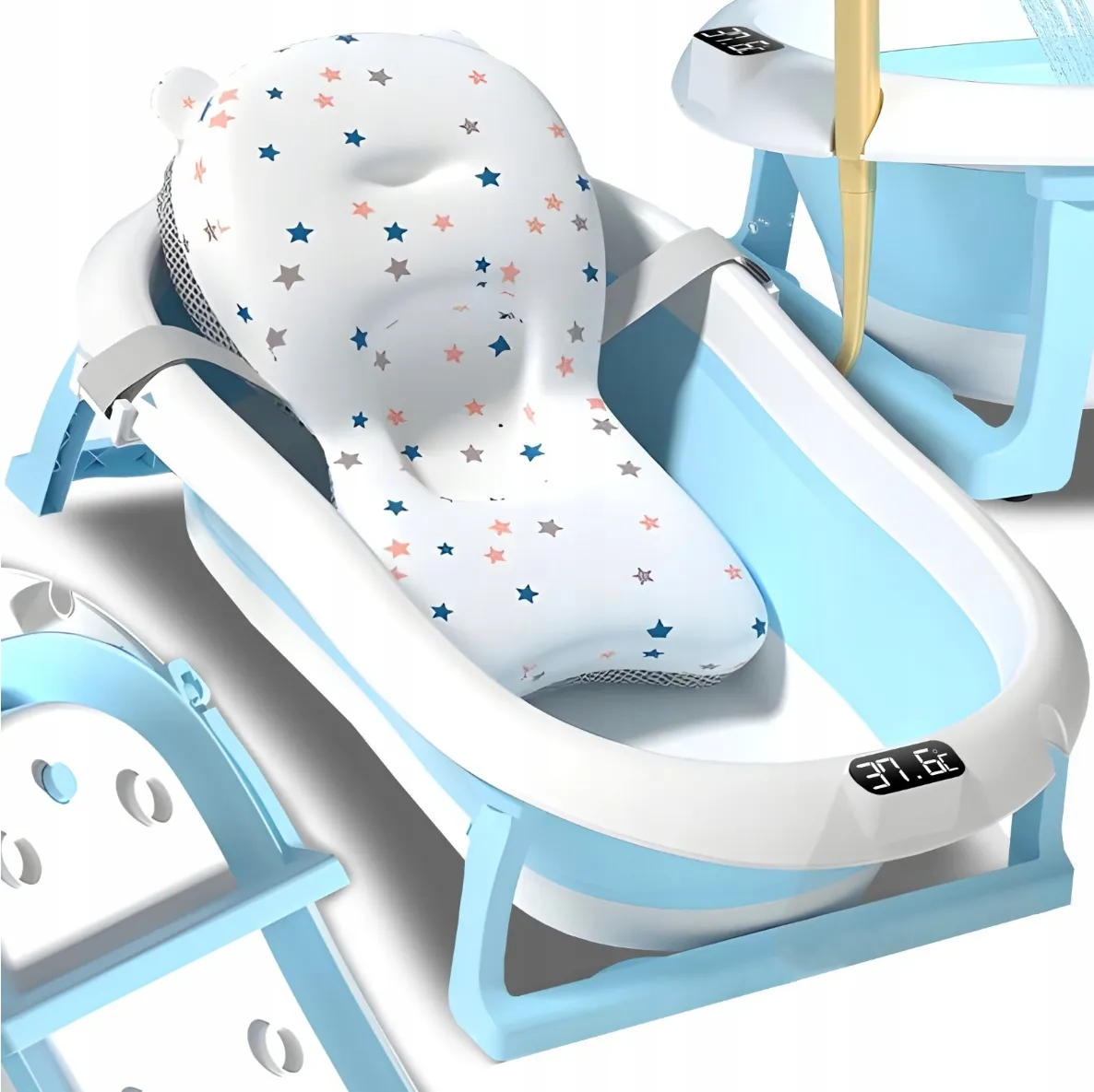 Extralink Kids | Bathtub | blue with LED thermometer, EXTRALINK EX.20994 5907207220994
