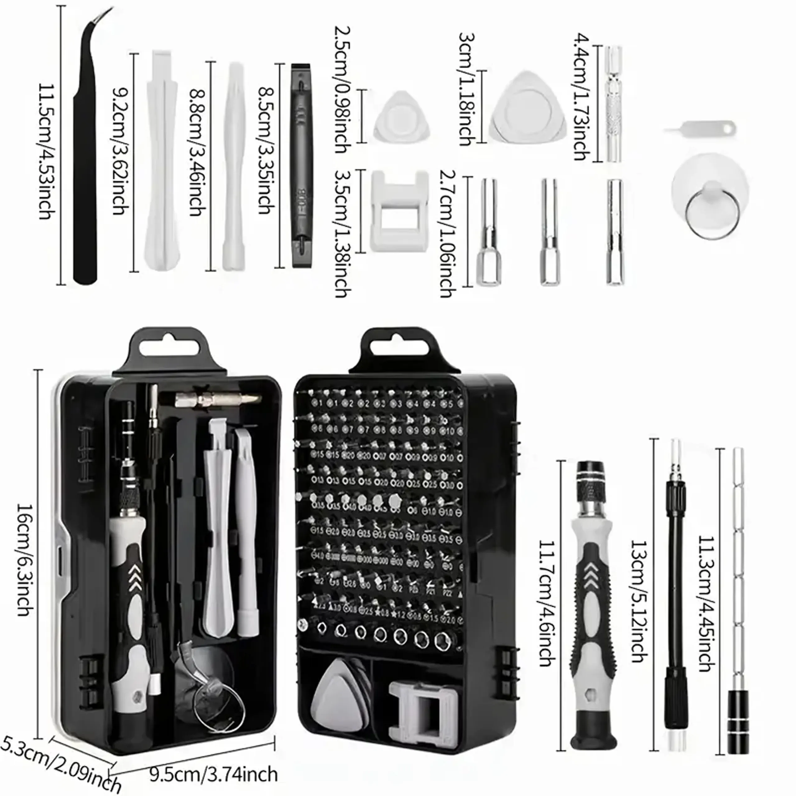 EXTRALINK ZESTAW ŚRUBOKRĘTÓW PRECYZYJNYCH WKRĘTAKI TORX ŚRUBOKRĘTY PRECYZYJNE 115W1 - 1308, EXTRALINK EX.21427 5907207221427