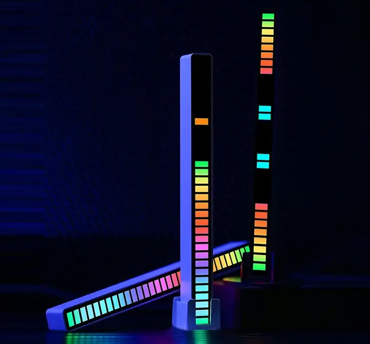 Extralink | RGB USB LED lamp | sound response, battery strip, black, EXTRALINK EX.22783 5907207222783