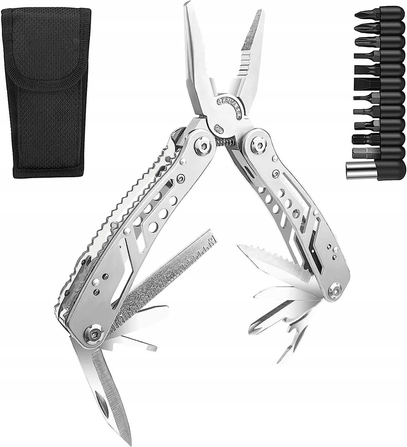 Extralink Tools Survival Multitool, 24-in-1 Multi-Tool, Case, EXTRALINK EX.25654 5907207225654