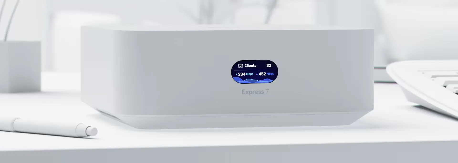 Ubiquiti UX7-EU | Mesh Cloud Gateway | UniFi Gateway, Plug & Play, WiFi7, UBIQUITI UX7-EU 0810010074300