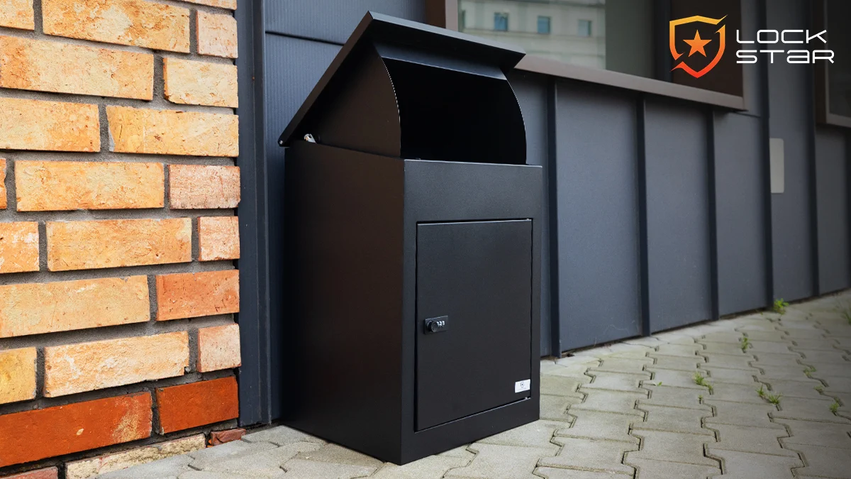 Extralink LockStar Package Locker Box, 44x34x55cm Steel Storage Chest, EXTRALINK EX.28181 5907207228181