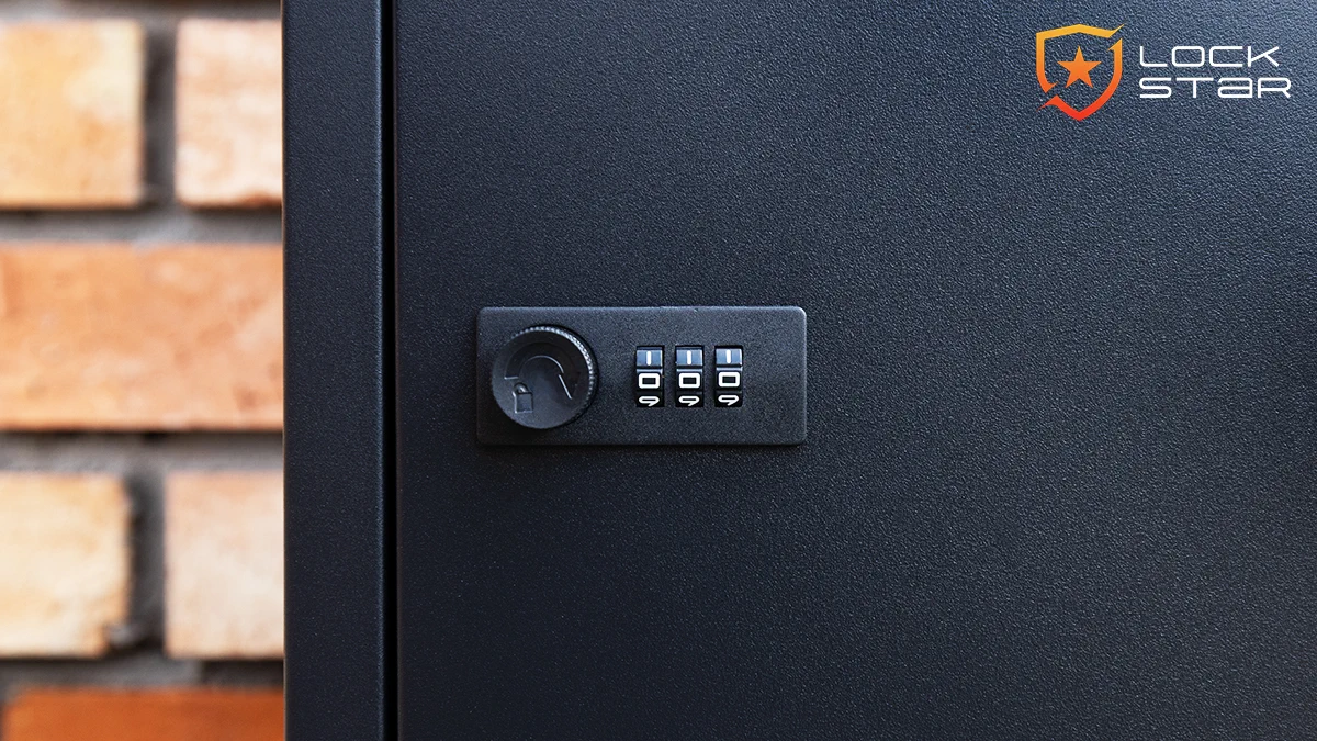Extralink LockStar Package Locker Box, 44x34x55cm Steel Storage Chest, EXTRALINK EX.28181 5907207228181