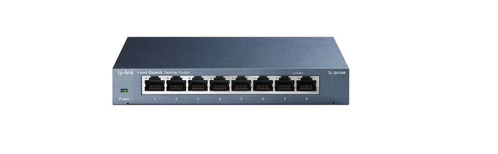 TP-Link TL-SG108 | Switch | 8x RJ45 1000Mb/s, Desktop, Unmanaged, TP-LINK TL-SG108 6935364021153