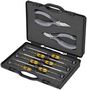KNIPEX 00 20 18 ESD Case for Electronics Pliers with tools for work on electronic components 5 parts 200 mm 00 20 18 ESD 4003773051848