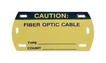 WIRE MARKER, VINYL, 88.9MM X 50.8MM, YEL PST-FOBLNK