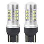 LED CANBUS 3030 24SMD T20 7443 W21/5W White 12V/24V, AMiO 5903293021262